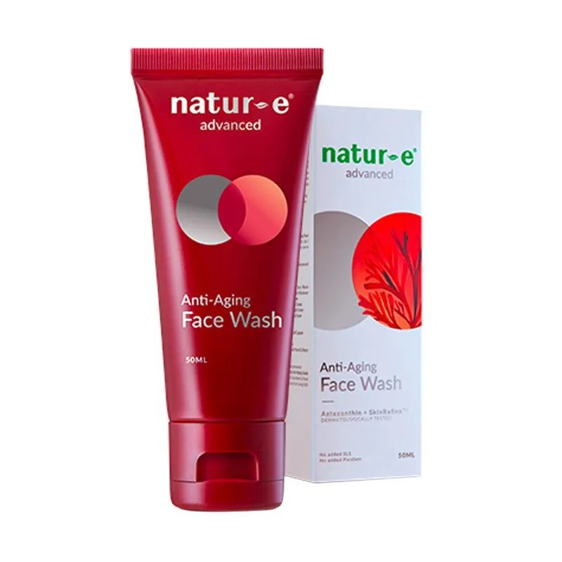 Natur E Advance face wash kemasan tube 50ml