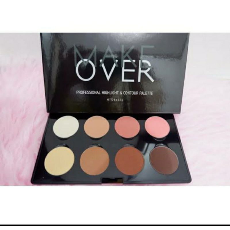 Make Over Proffesional Highlight and Contour Palette