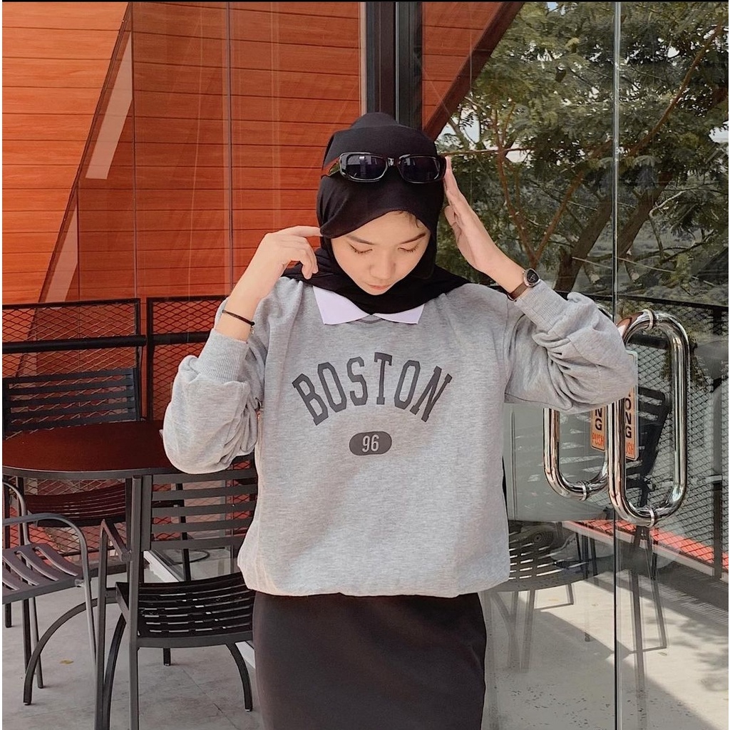 boston kerah sweater