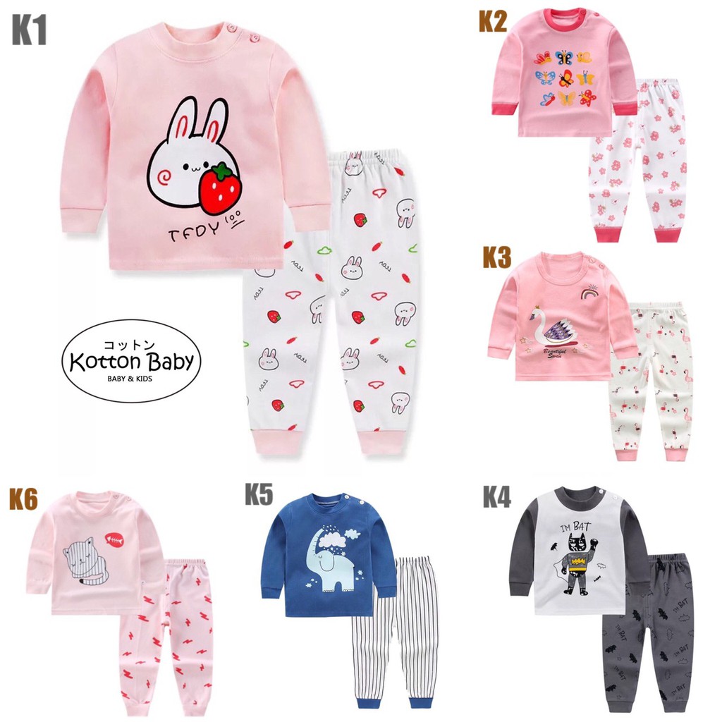 0-36 bln PIYAMA BAYI PIJAMAS BAJU TIDUR ANAK SLEEPWEAR Catalog LZ K