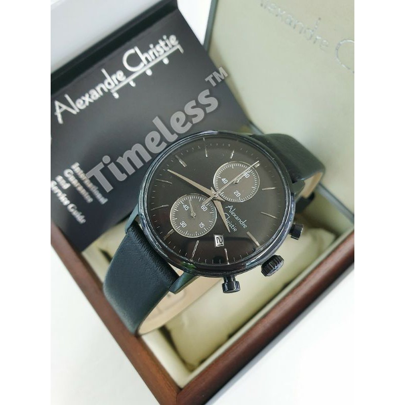 Jam Tangan Pria Alexandre Christie 6572 MC Black