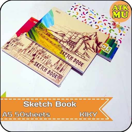 

Sketch Book Buku Sketsa A5 50sheets KIKY