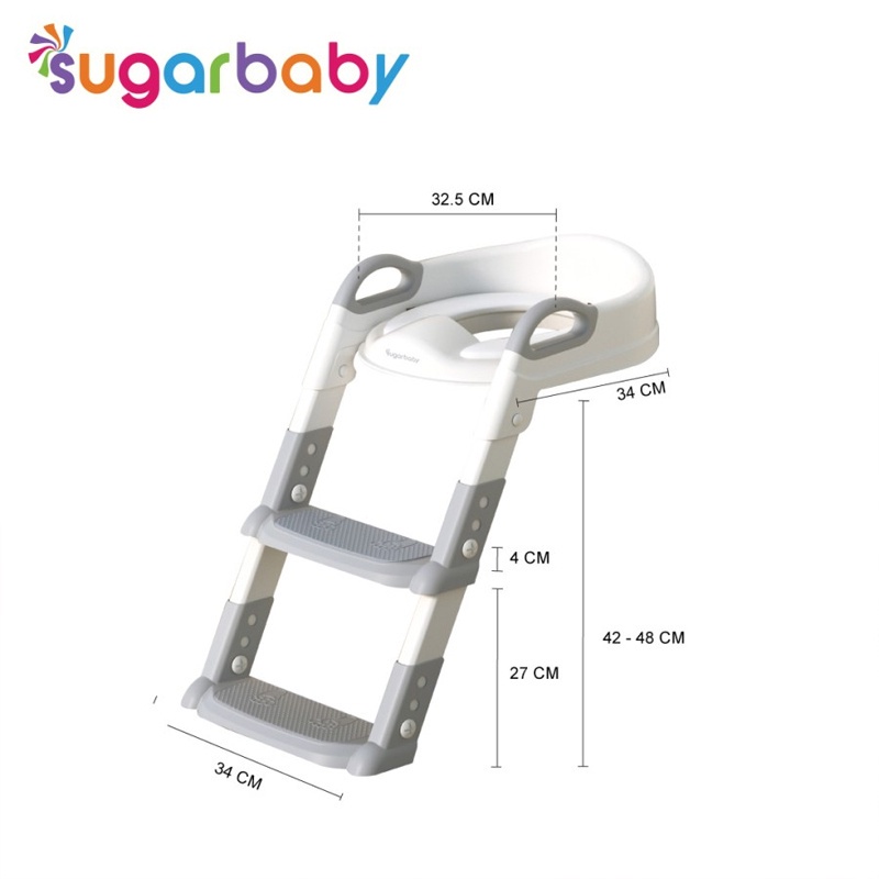 Sugar Baby Potty Training Seat &amp; Ladder Toilet Training Anak