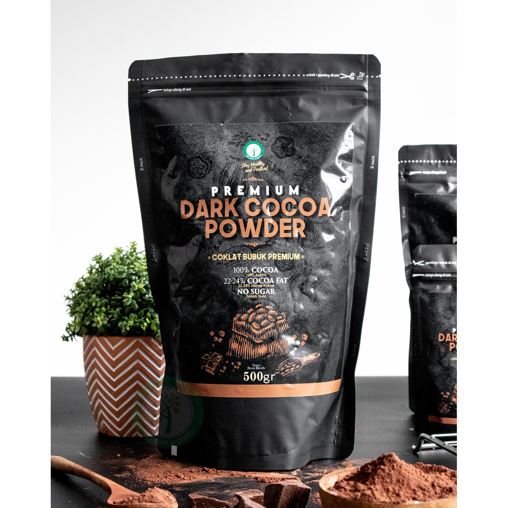 

PREMIUM DARK COCOA POWDER - COKLAT BUBUK PREMIUM 500GR