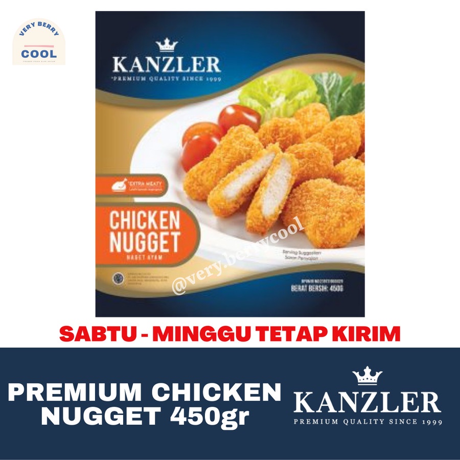 

Kanzler Chicken Nugget 450gr Naget Ayam