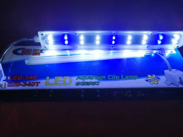 Lampu Led aquarium aquascape jepit SEA STAR LED 340T