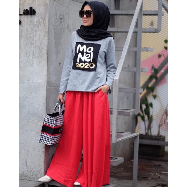 Monel DELILAH PANTS RED | Rora Gallery