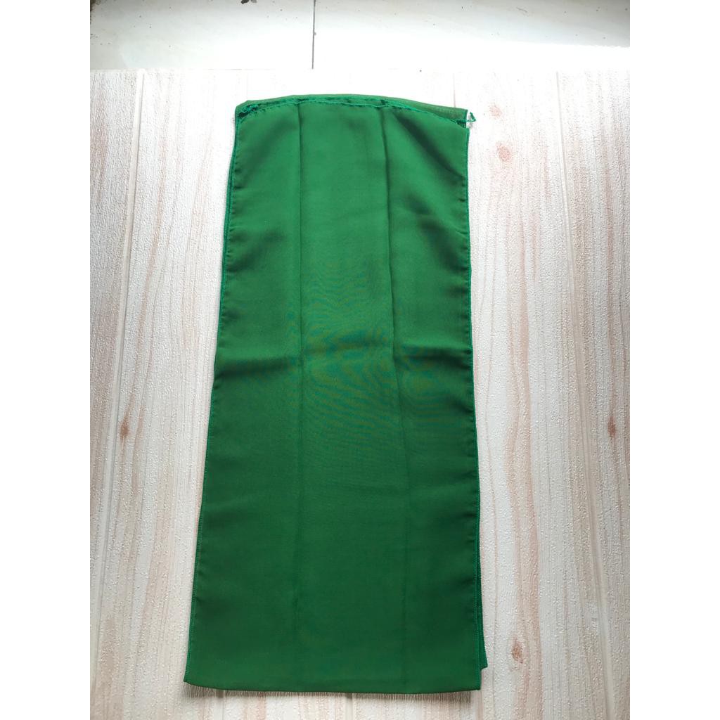 Selendang Sifon/ Sampur Bali-HIJAU TUA