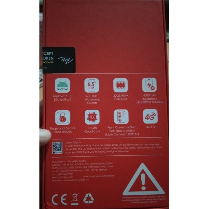 Hp Itel Vision1 Pro 2/32 Garansi Resmi-6