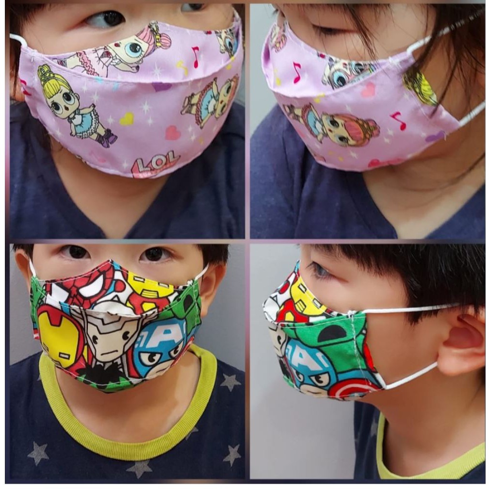 Masker Kain Anak Evo - Bisa dicuci (washable)