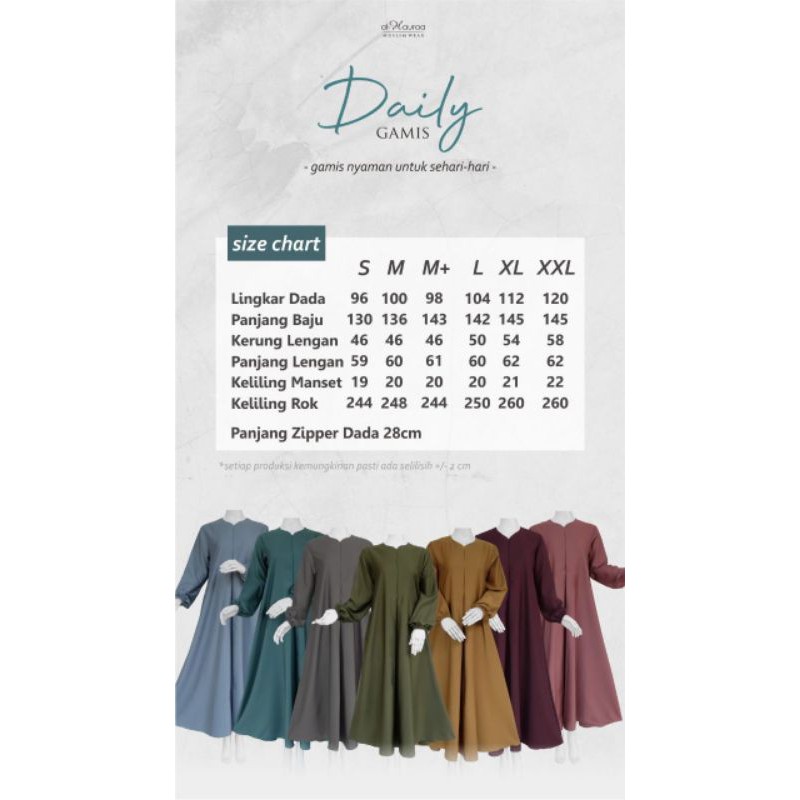 Gamis daily by alhauraa