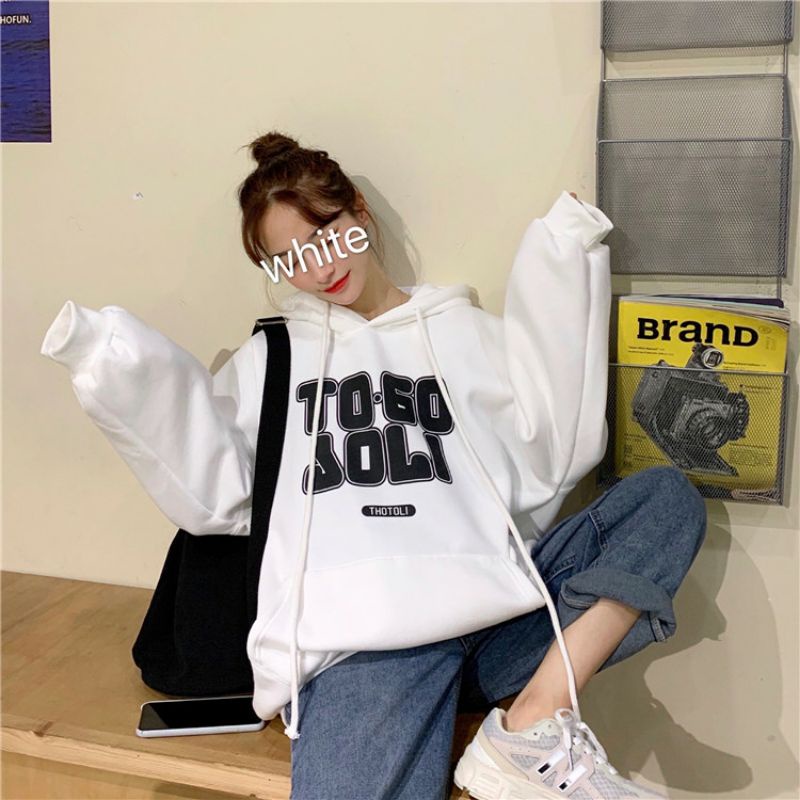 S - XXXXXL(6XL) Hoodie Korean Style oversized TOGO JOLI To Go Cute Jaket Thotoli Pria Wanita Bigsize Harajuku Fleece Jumbo Ulzzang S M L XXL XXXL XXXXL 4L 5L 6L Jaketin Aja BIG SIZE Baby Pink Mint Sage Maroon Baby Blue