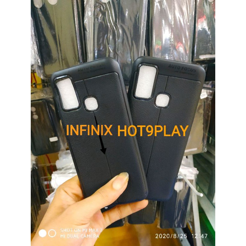 AutoFocus Infinix HOT 9 PLAY / Leather Case Infinix HOT 9 PLAY / Casing Infinix HOT 9 PLAY