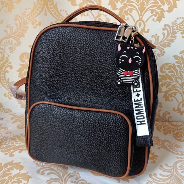 Tas Wanita Ransel Backpack Kulit Jeruk Papirut Kualitas Import Harga termurah asli produksi lokal