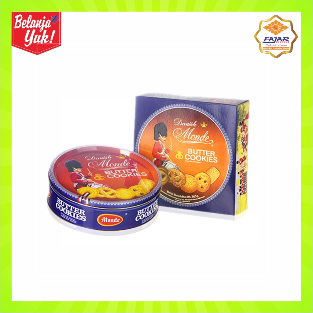 

Monde Butter Cookies Biskuit 454 gr | Kue Kaleng Parcel Lebaran