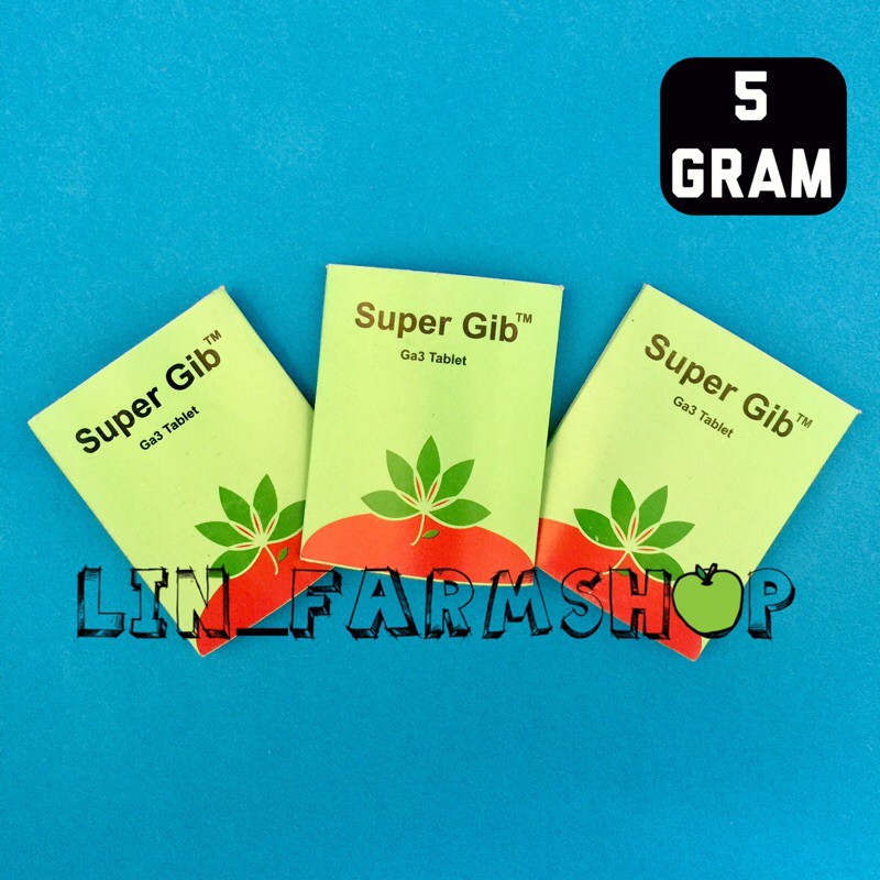 SUPER GIB Ga3 TABLET / SUPERGIB Ga3 100% ORIGINAL ( Gibberellin acid 20% )