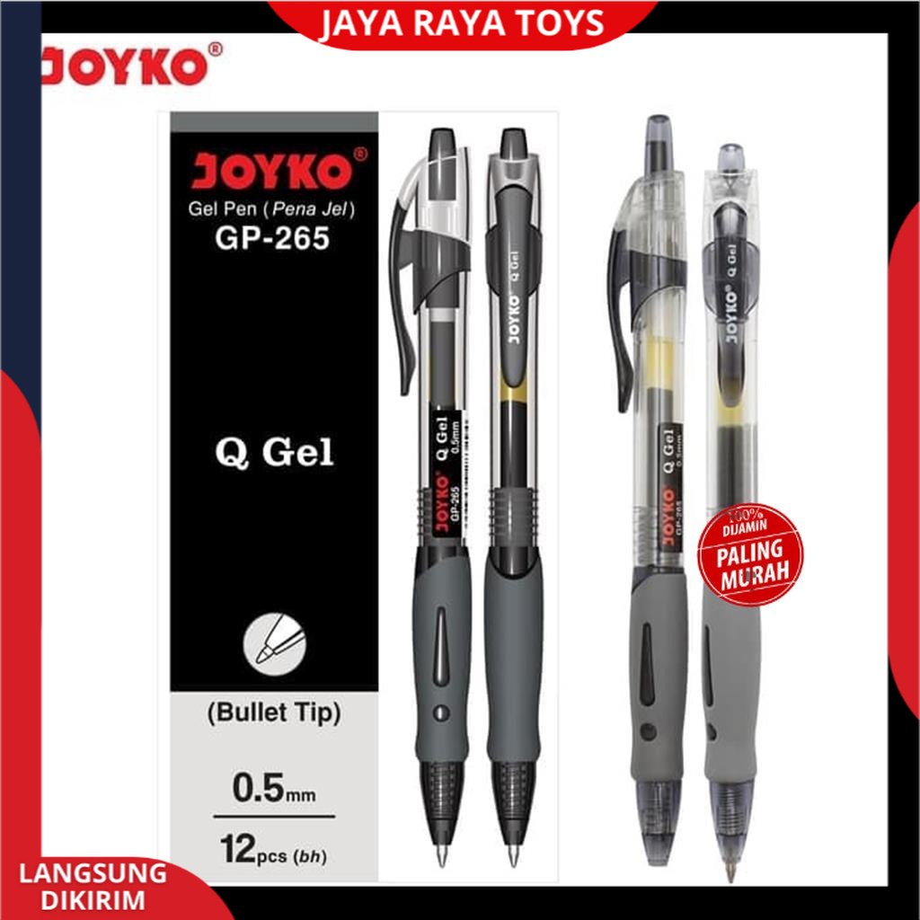 ( PROMO ) PEN Pulpen Joyko Gel Cetek Q Gel G P-265 ISI 12 PCS (1PAK )