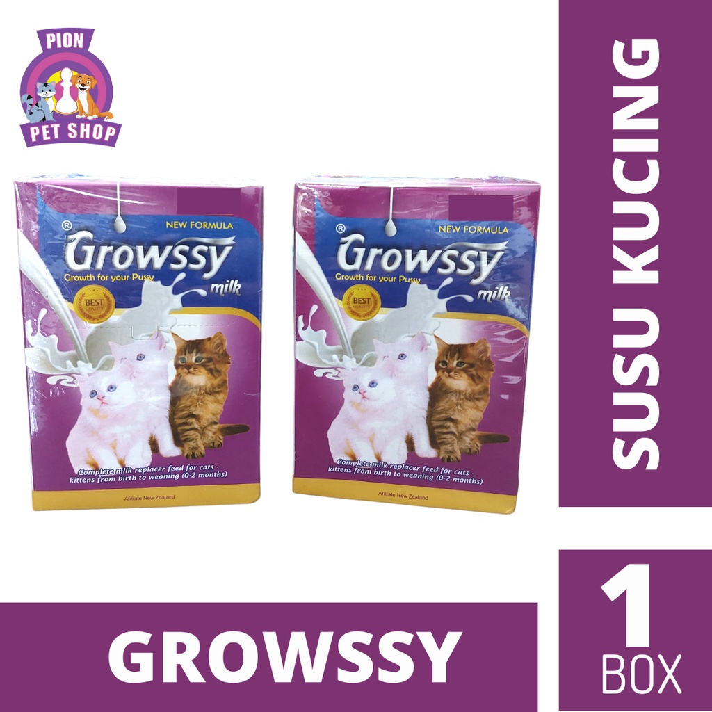 SUSU KUCING MURAH !!! GROWSSY MILK 1 Box