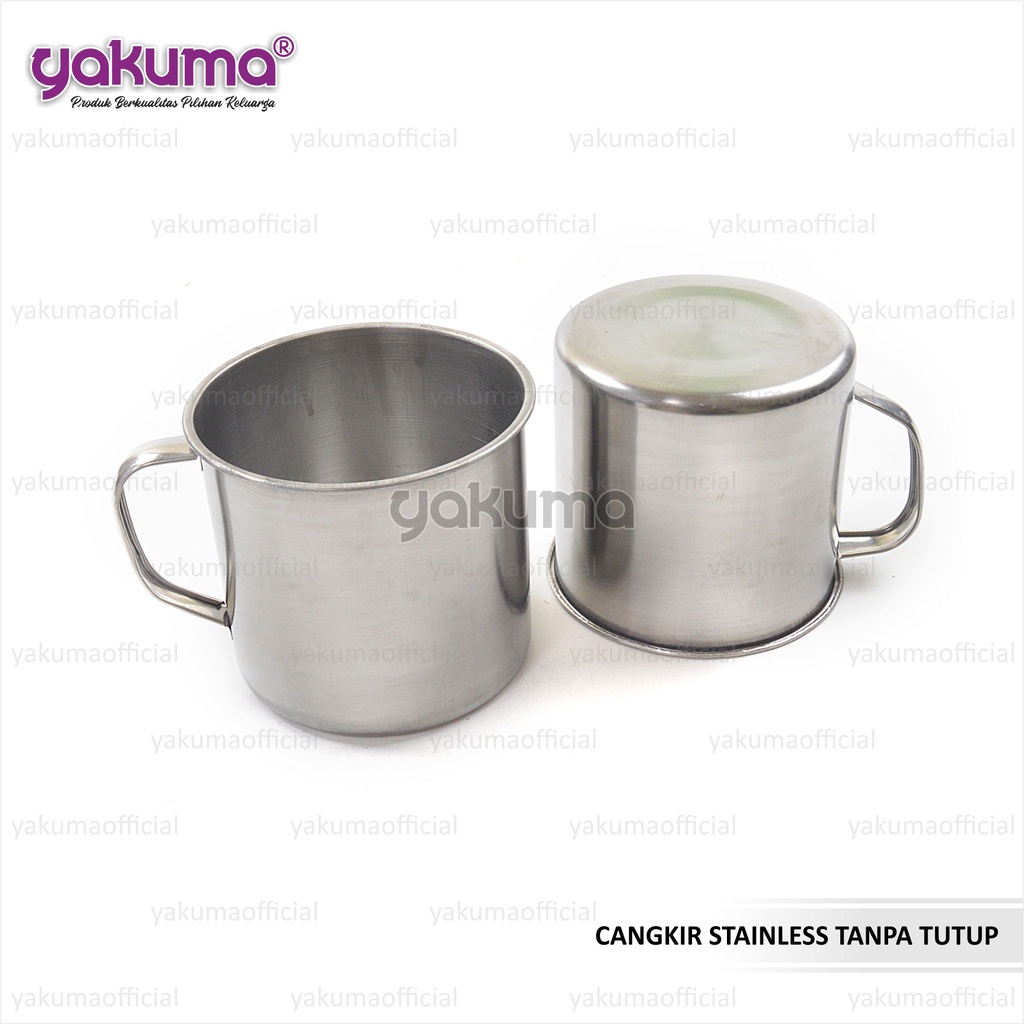 MUG / GELAS / CANGKIR KOPI STAINLESS 7 CM