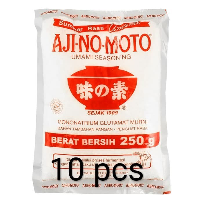 

BEST SELLER - AJINOMOTO 250GR PER PAK ISI 10BKS