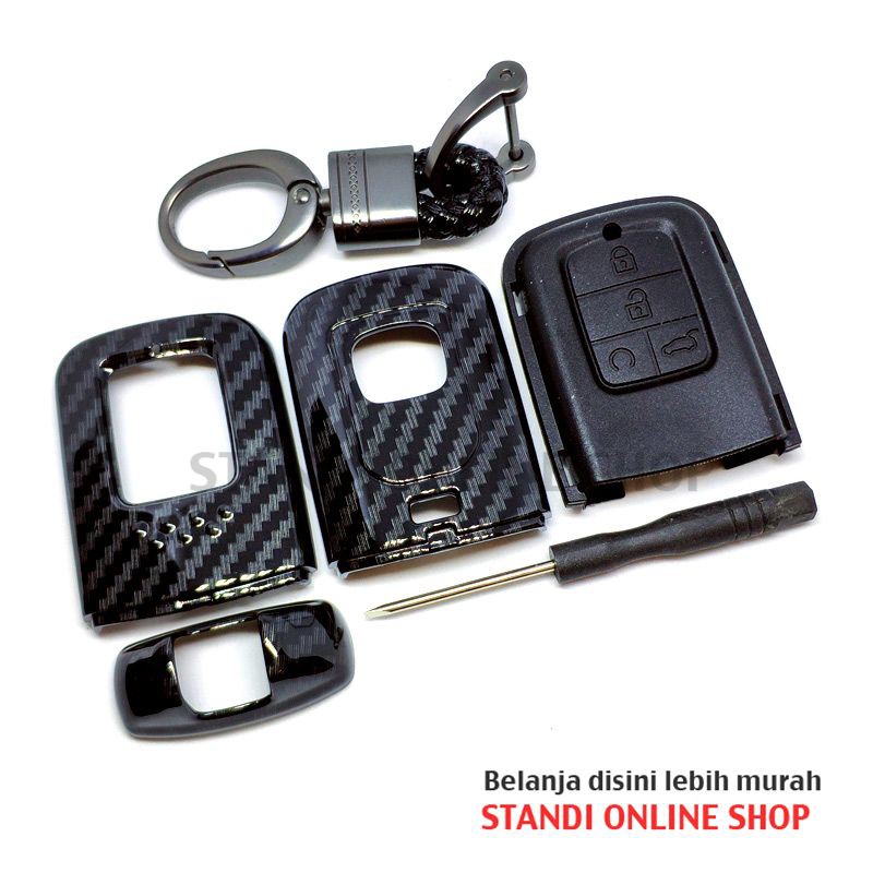 Cover Smartkey Sarung Kunci Remote Smartkey Honda Civic Turbo Hitam