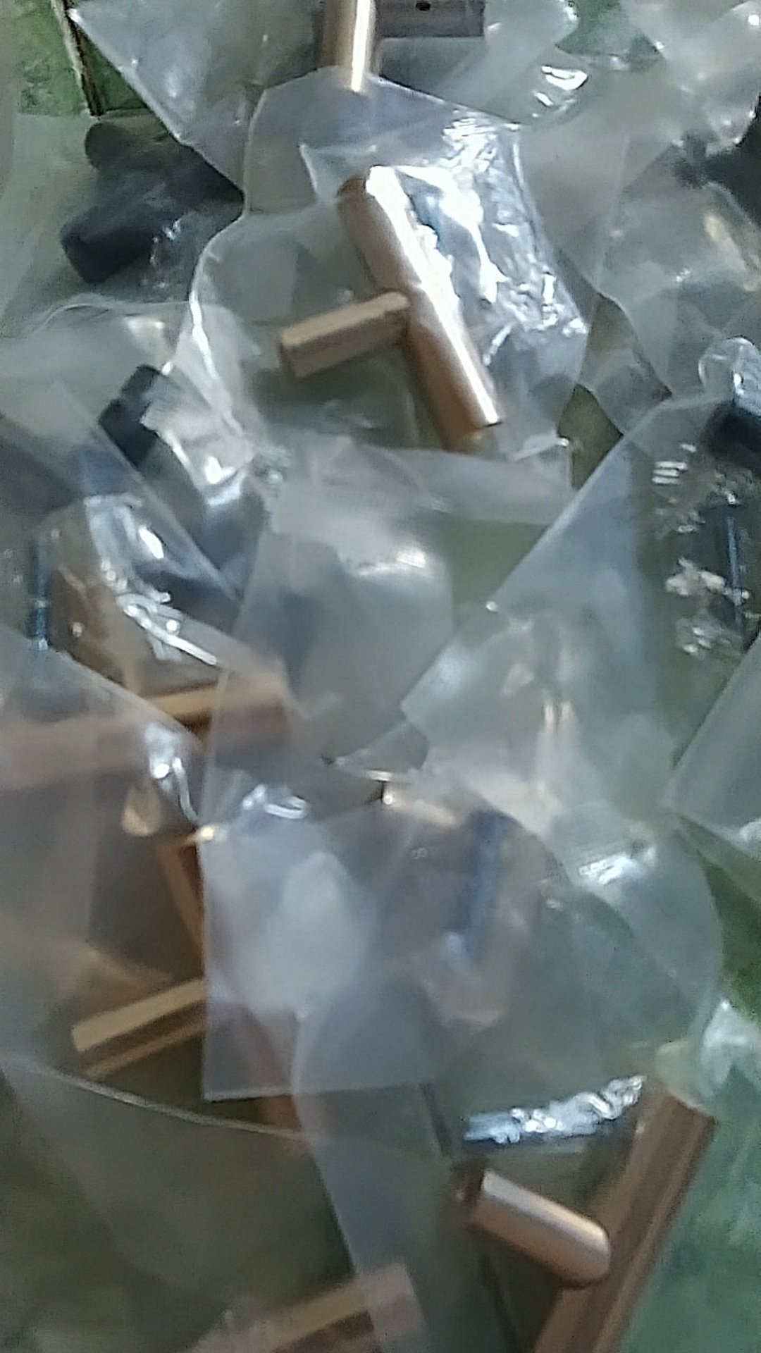 Gagang Pintu Lemari Bahan Aluminium Alloy Bentuk T T Warna Emas / Hitam