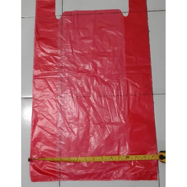 Jual Kantong Plastik Kresek Merah Besar Shopee Indonesia 4350