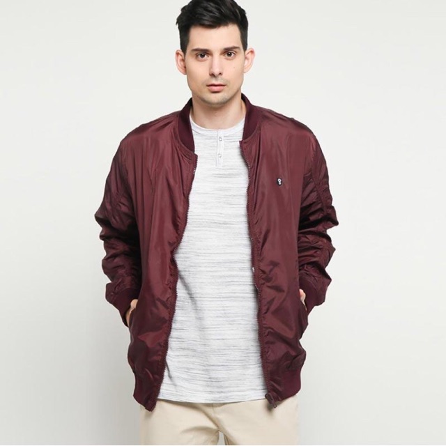Greenlight Men Jacket Pria - Red 218012015