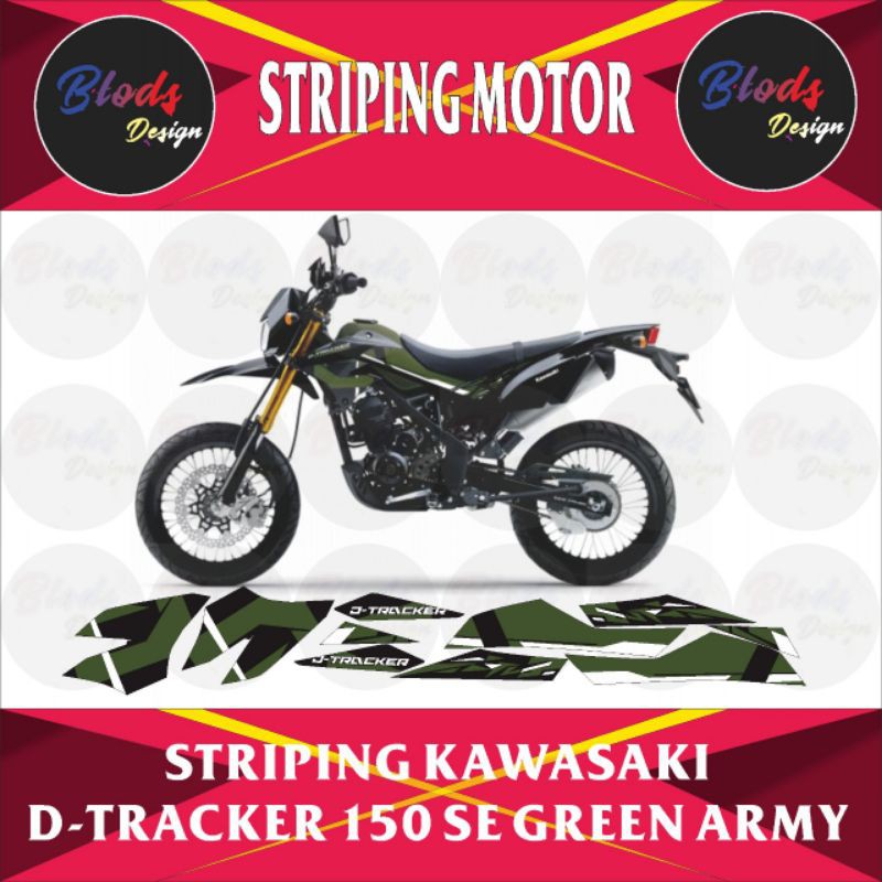 Striping Dtracker SE Green Army