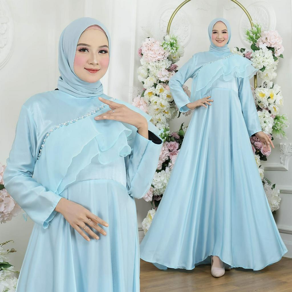 MAXY ZAHERRA FASHION PAKAIAN WANITA MUSLIM PREMIUM DRESS GAMIS MAXI MS