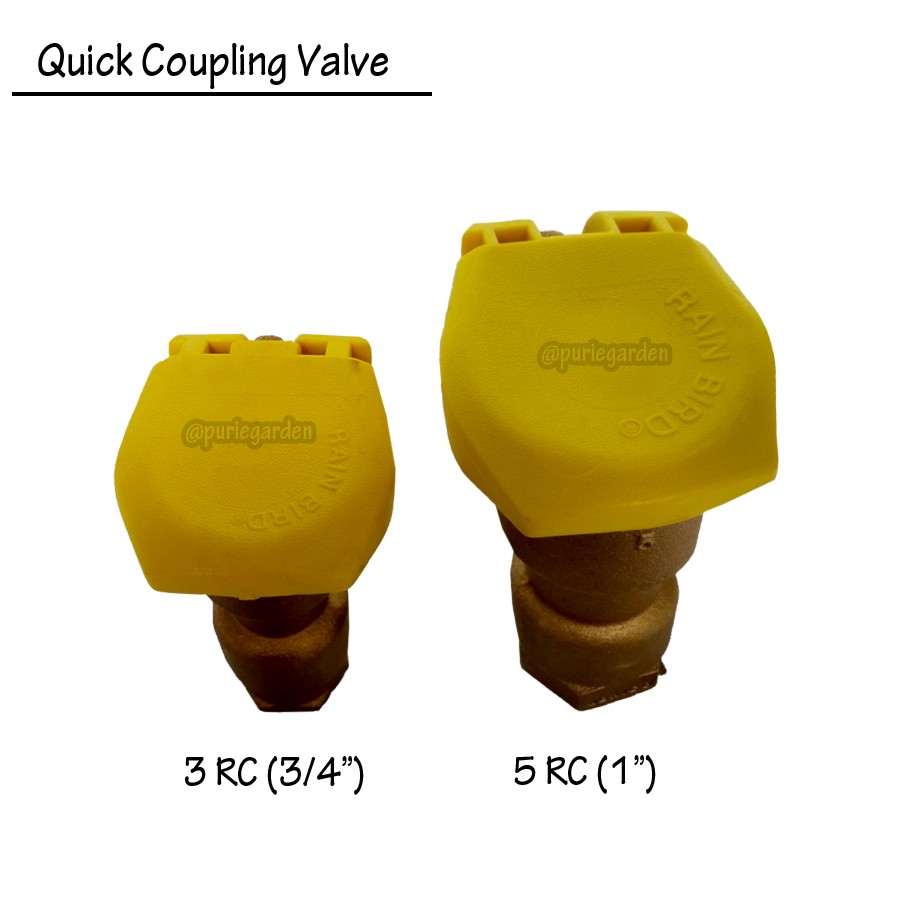 Rain Bird Quick Coupling Valve 5RC 1 Dim