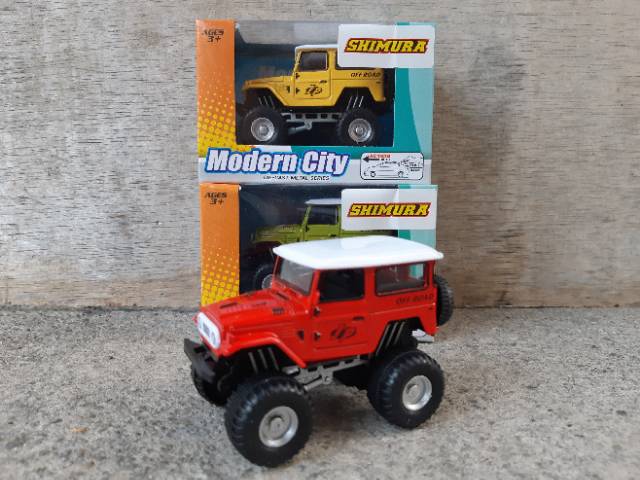 Diecast Mobil Jeep Offroad - Miniatur Car Off Road Antik Koleksi Unik