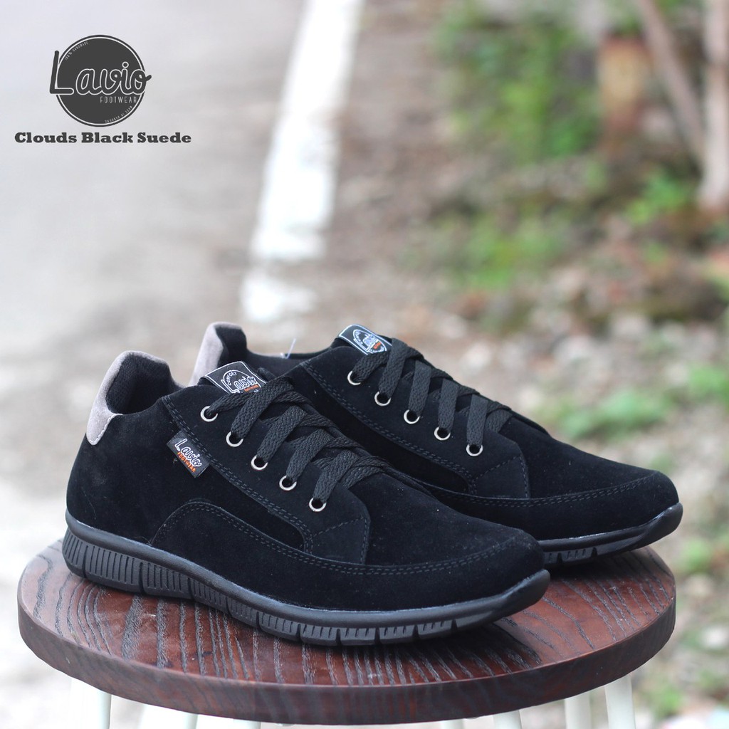 SEPATU SNEAKERS LAVIO CLOUDS ORIGINAL BAHAN SUEDE DAN GLOSS