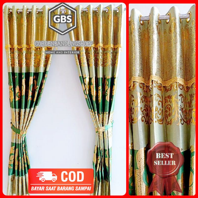 Gorden Poni Lurus Gorden Jendela Minimalis Hordeng Plisket Clasik Hordeng Pintu