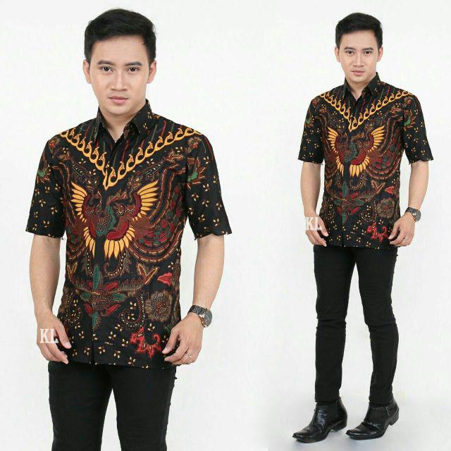 Batik Couple keluarga sania ruffle ori ndoro jowi dnt kupu kuning-Hem