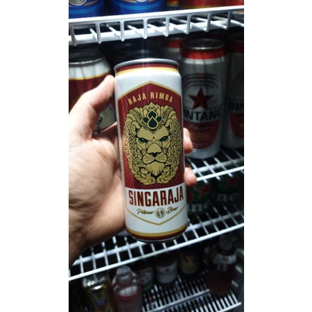 Bir Singaraja Pilsener can 320ml kecil