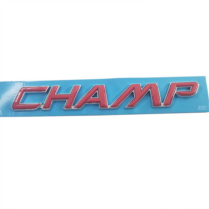 1pc Stiker Emblem Logo CHAMP Bahan ABS Untuk Dekorasi Mobil TOYOTA HILUX VIGO CHAMP