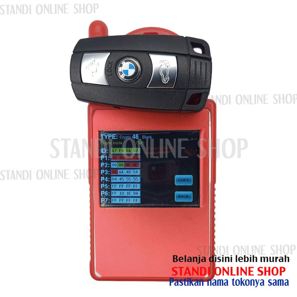 Remote Set Komplit Kunci Smartkey Slot BMW X1 E84 E89 E71 CAS3 433Mhz