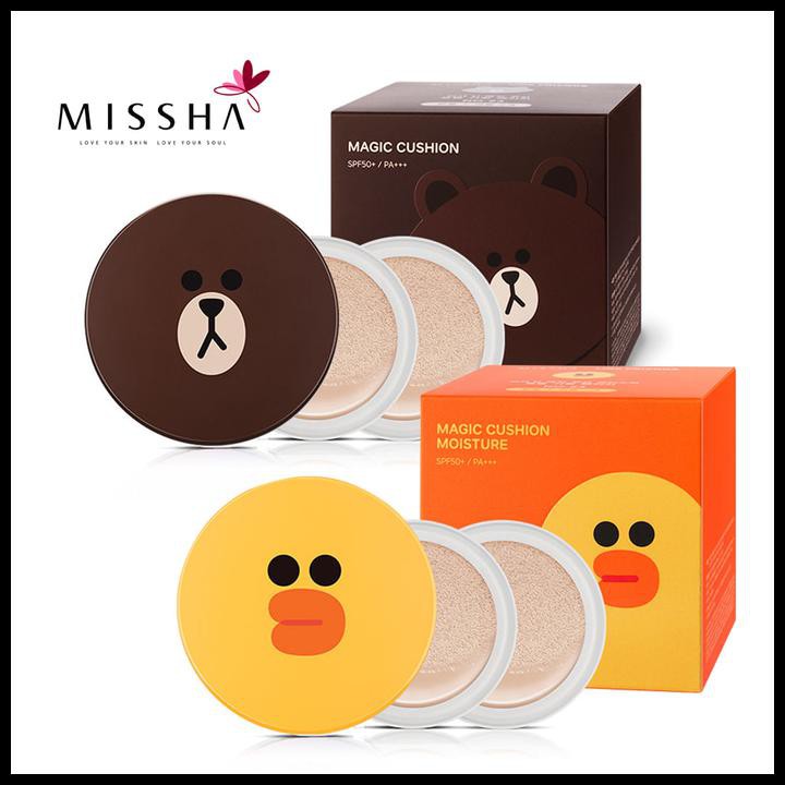 PAKET HEMAT MISSHA LINE FRIENDS M MAGIC CUSHION/MOISTURE
