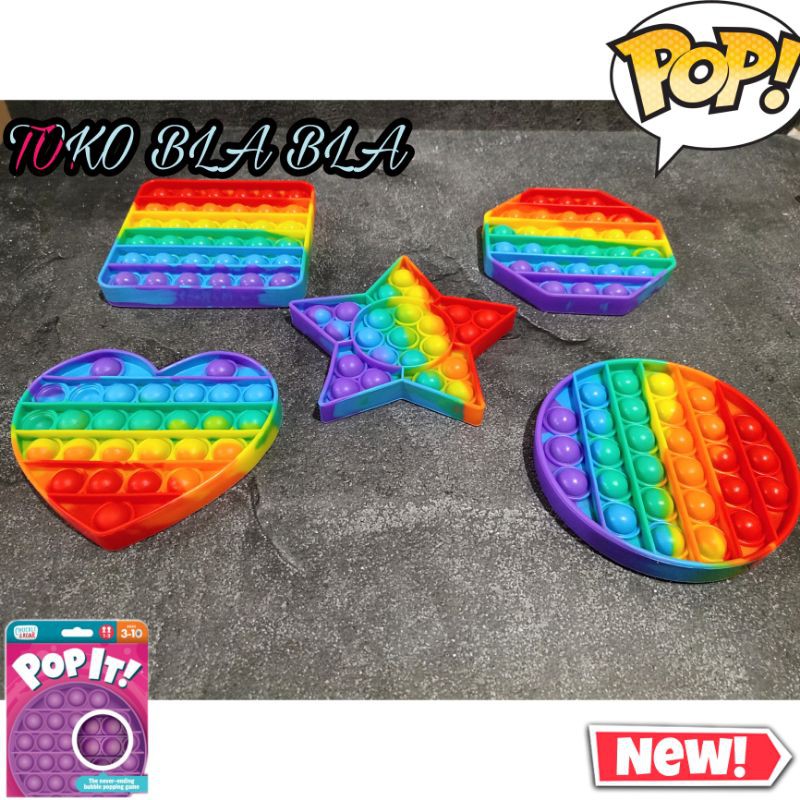 Mainan Pop it bubble game viral tiktok Pop its