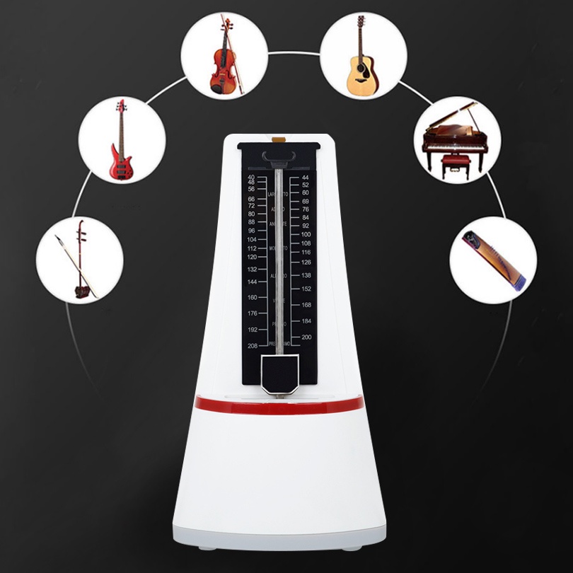 Metronome Mekanik Rhythm Pendulum Untuk Gitar / Piano / Biola