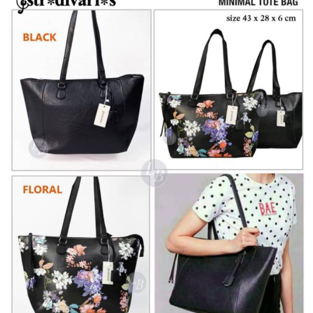 STRADIVARIUS MINIMALIS TOTE BAG