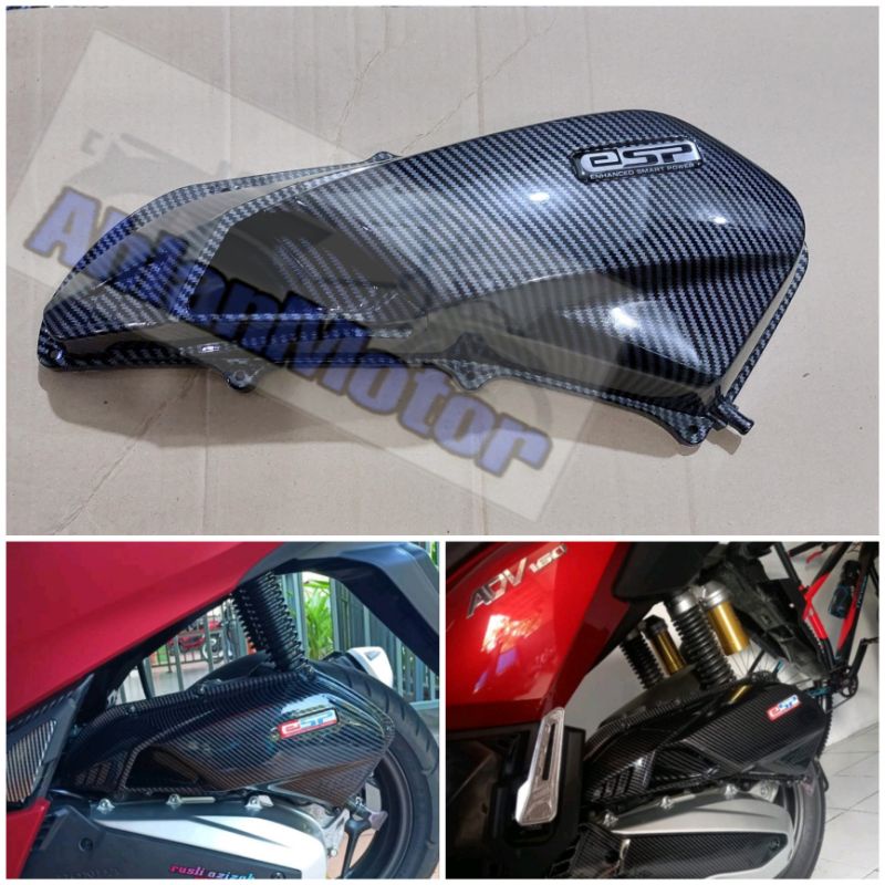 TUTUP FILTER CARBON PCX 160&VARIO 160/TUTUP FILTER UDARA PCX 160 CARBON/TUTUP FILTER CARBON
