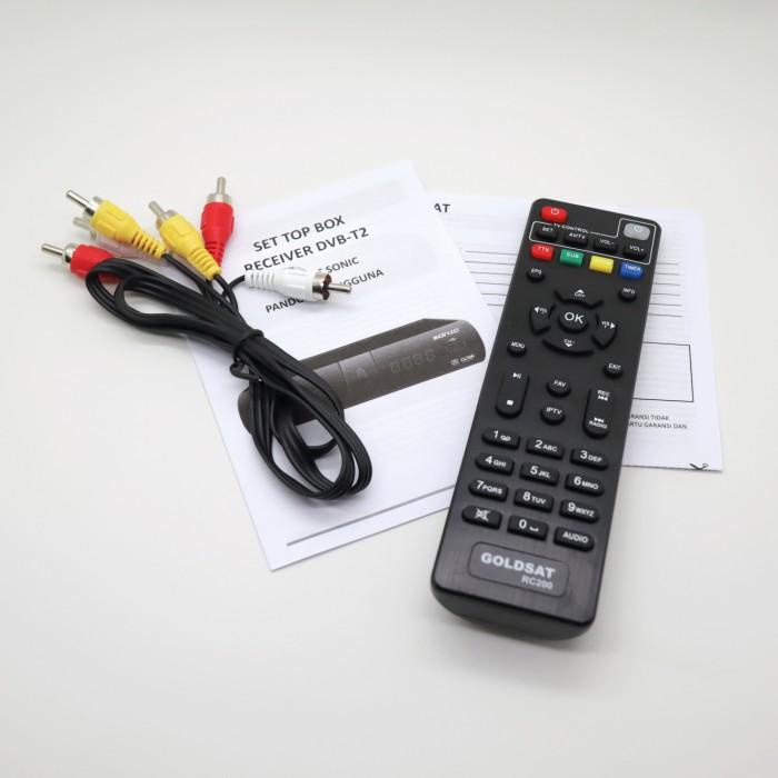 Set Top Box GOLDSAT SONIC DVB T2 / Receiver TV Digital Terrestrial