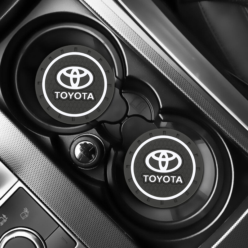 2 buah/set Rubber Car Anti Slip Mat Water Cup Bottle Holder Pads For Toyota Honda Nissan Mazda Mitsubishi Styling Accessories