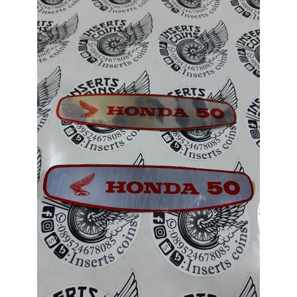 emblem tangki honda pispot c50