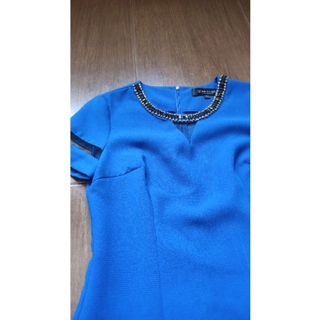 BRANDED - DRESS BIRU MANIK PRELOVED