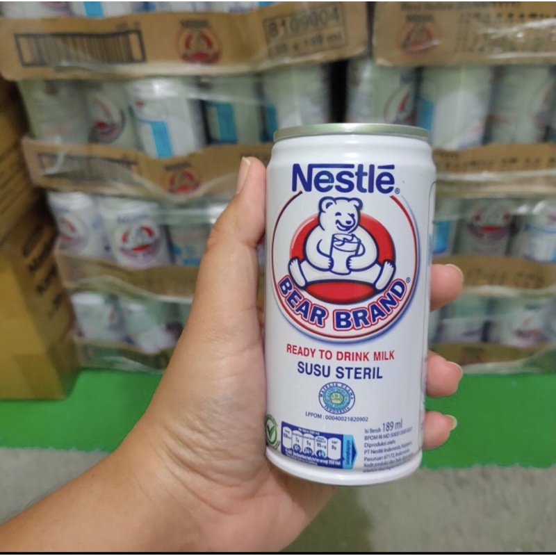 

Bear brand susu steril 189ml ecer karton