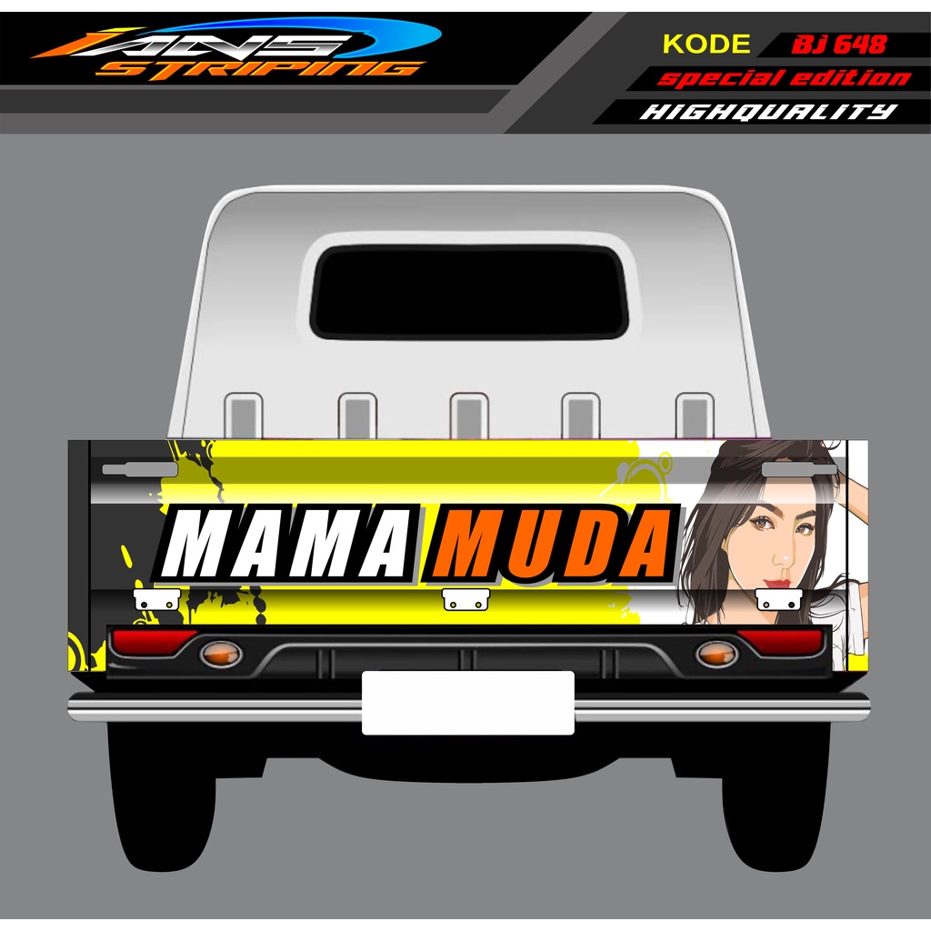 TERMURAH DECAL GRANMAX / STICKER BAK BELAKANG PICK UP / DECAL STICKER GRANMAX BJ648