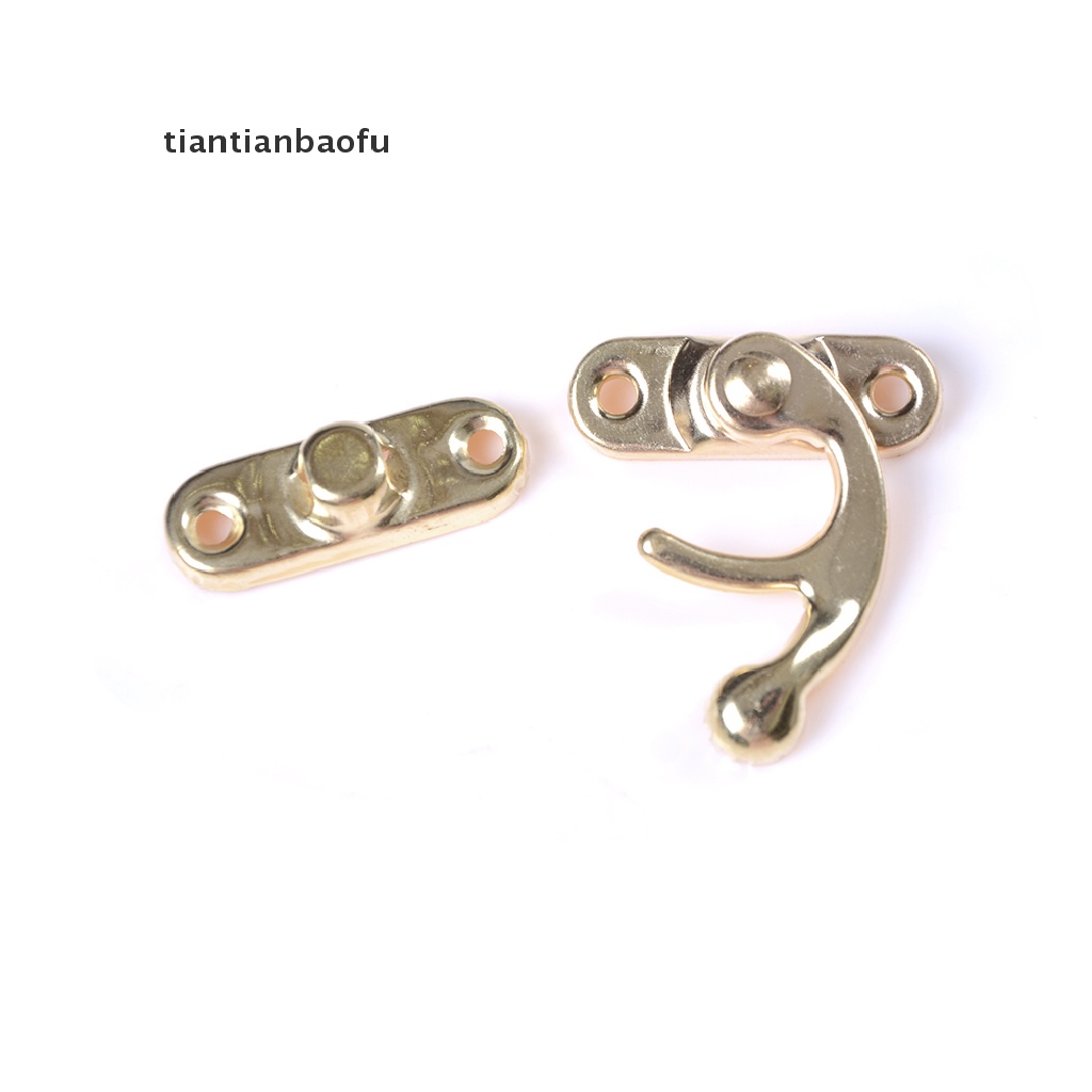 5 Pcs Kunci Pengait Kotak Perhiasan Antik Bahan Logam 5pcs / set Cincin Antik Bahan Metal